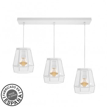 Distribuidor - Lâmpadas Diversas | Lâmpadas Modernas | REGLETA GUIA 3XE27 BLANCO REGX64X15 CM Ref: 221093101